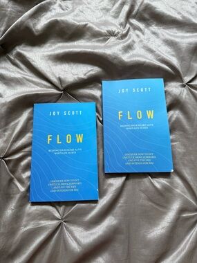 Joy Scott "Flow" Paperback Book - Blue Cover